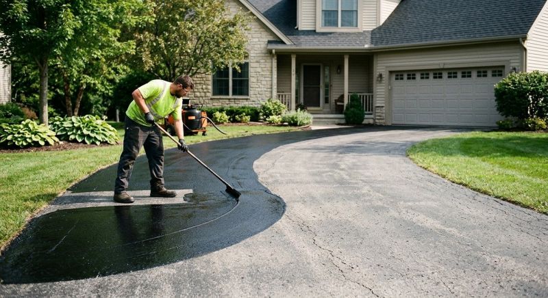 Asphalt Driveway Sealing in Greenville, SC