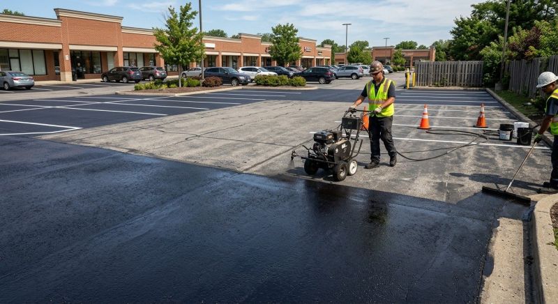 Church Parking Lot Sealcoating in Miami Dade County, FL
