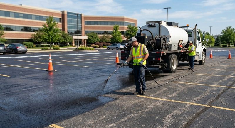 Commercial Pavement Sealing in Grand Rapids, MI