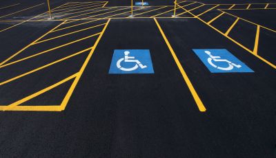 Disability Parking Marking in Roswell, GA