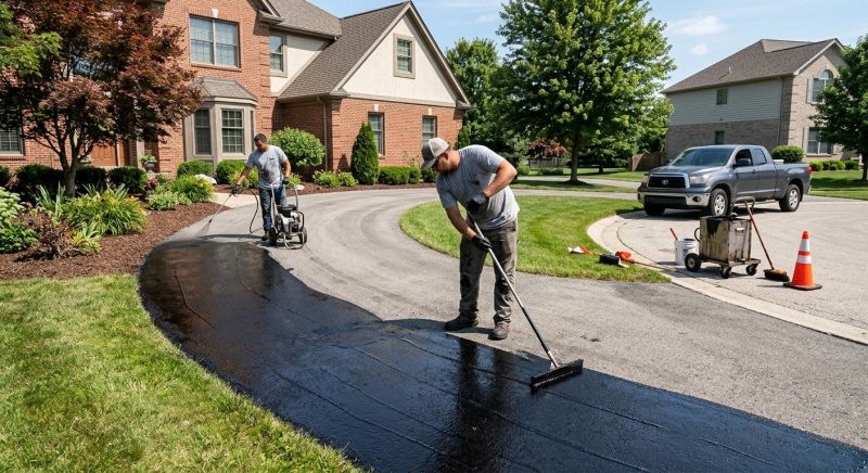 Tar Driveway Sealing in Denver, CO